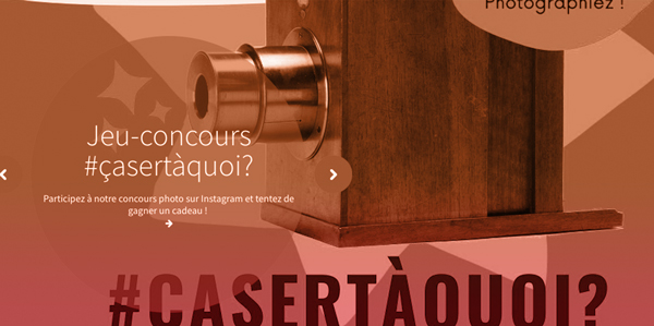 Jeu-concours <i>#çasertàquoi?</i> Jeu-concours <i>#çasertàquoi?</i>